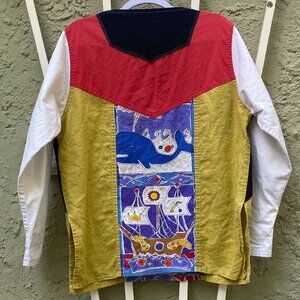 MARIOLLE Québec Cotton Tunic Artsy Eclectic MED